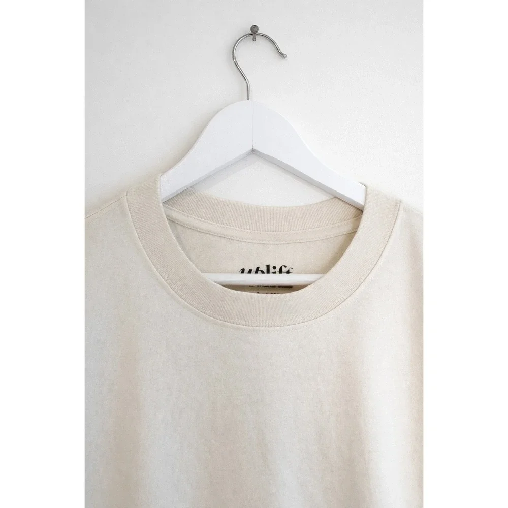 Graphic Text Back Women’s Tee - White - Picture 5 of 8